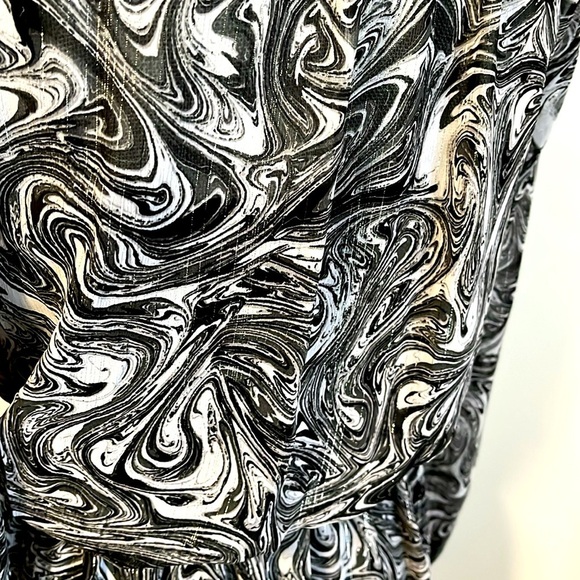 MICHAEL KORS NWOT Long Sleeve Georgette Printed Lined Dress, Size M - Picture 7 of 14